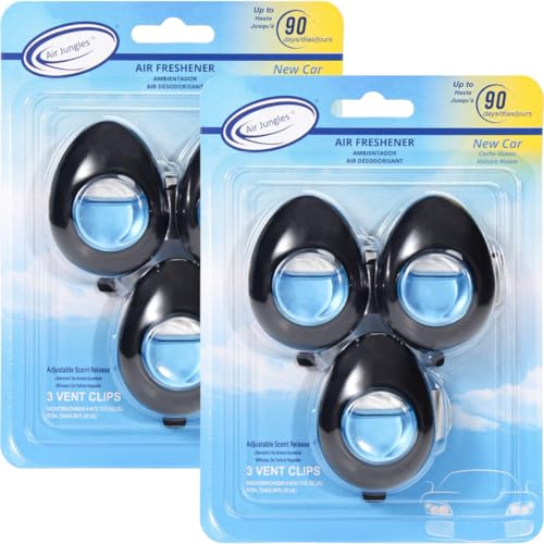 Car Air Freshener Vent Clip 3 Count (3 Count (Pack of 2))