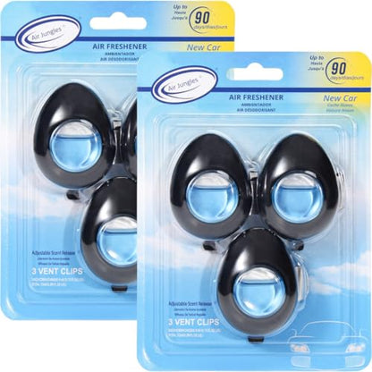 Car Air Freshener Vent Clip 3 Count (3 Count (Pack of 2))