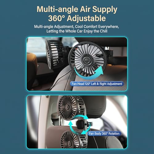 Backseat Car Fan