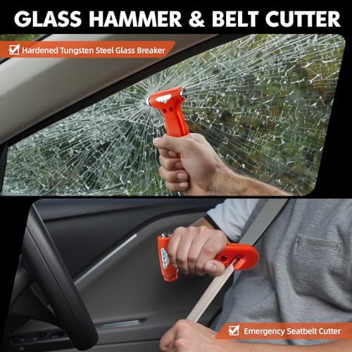 Car Emergency Kit with Portable Air Compressor
