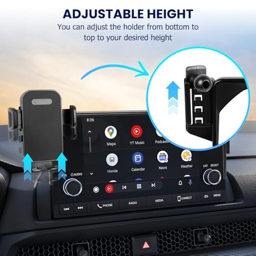 Car Phone Holder Fit for Honda Accord 2023 2024 2025 2026 Accessories (For Honda Accord 2023-2026 7/9inch)