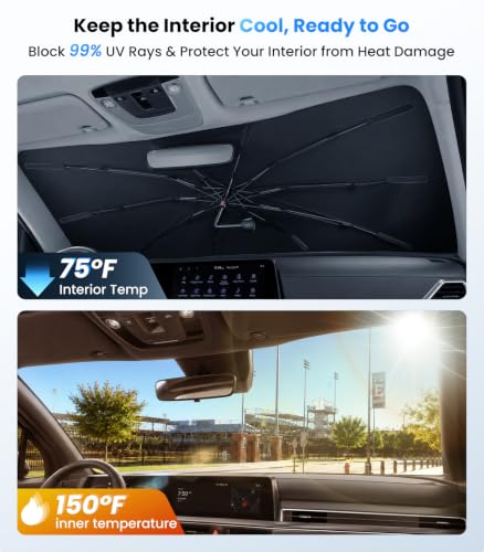 2026 Upgraded Windshield Sun Shade Umbrella (For Kia / For Sportage)