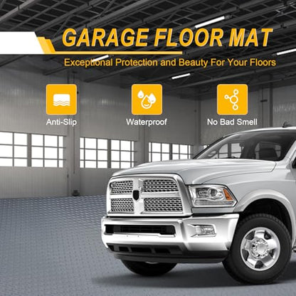 7.5x18 FT Garage Floor Mat (Grey / 7.5x18 FT)