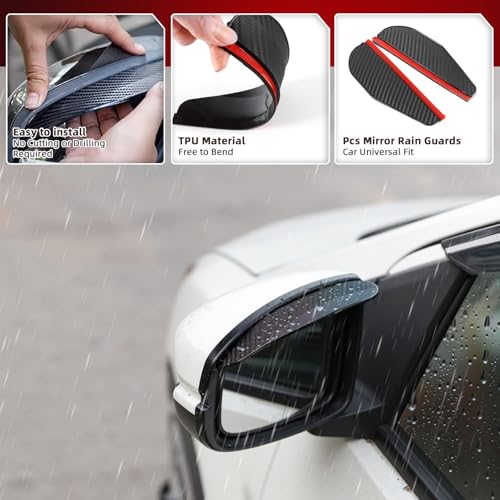 in Channel Rain Guards Fit for 2021 2022 2023 2024 2025 2026 Chevrolet (Fit for 2021-2026 Tahoe)