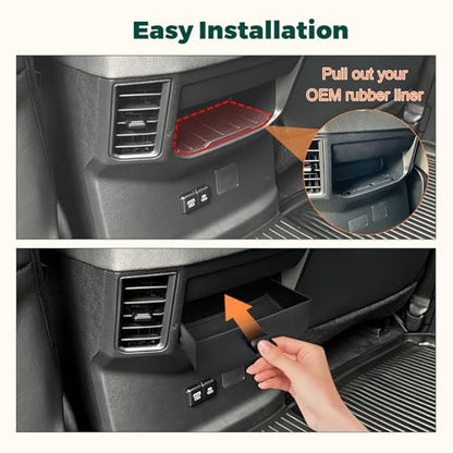Rear Center Console Organizer for 2022 (2022-2026 Toyota Tundra)