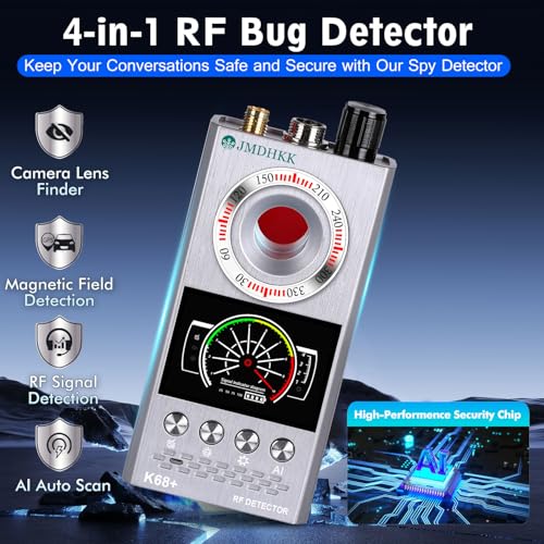 Hidden Camera Detector & Bug Detector (Silver)