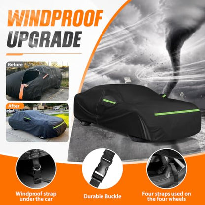 Car Cover for 2010 (Black / for Chevy Camaro 2010-2025)