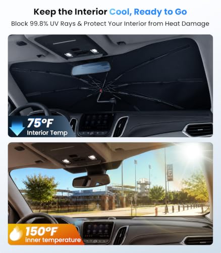 2026 Upgraded Windshield Sun Shade Umbrella (For Chevy / For Equinox)