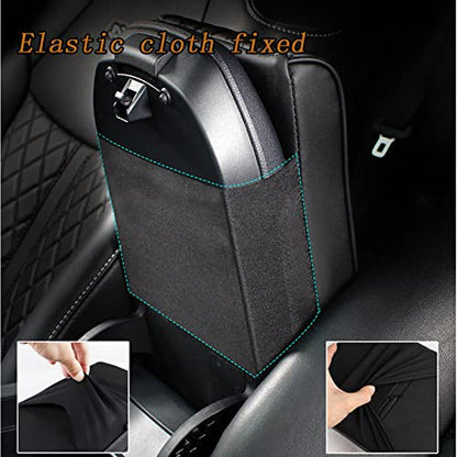 Car Center Console Cover (Black / Texture 2)