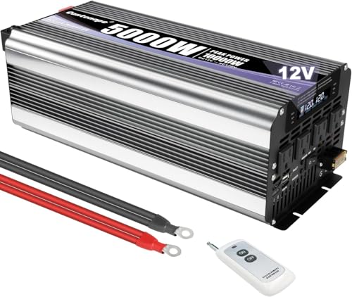5000W Power Inverter 12V to 110V (Gray / 5000W-12V)
