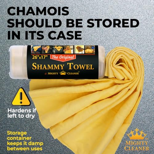 Shammy Cloth for Car Drying (Yellow)