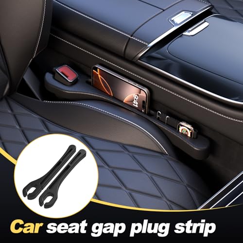 Car Seat Gap Filler Organizer (black)