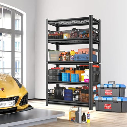 72''H Garage Shelving 3500LBS Capacity Heavy Duty Storage Shelves (5-Tier Wire 48''Wx24''Dx72''H)