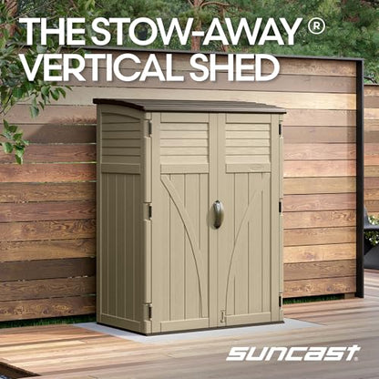 Outdoor Storage Shed (Taupe)