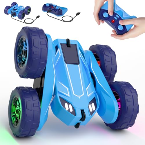 Fast Direct Charging Remote Control Car with LED (Blue)