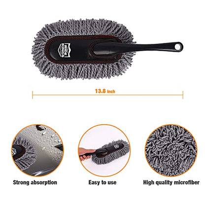 Auto Duster Extendable Handle (Light Grey)