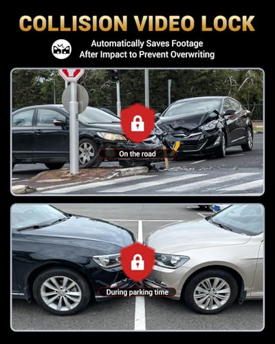 2.5K+1K Dual Dash Cam Front and Inside with GPS WiFi (2 front and inside)