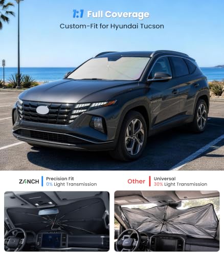 2026 Upgraded Windshield Sun Shade Umbrella (For Hyundai / For Tucson)
