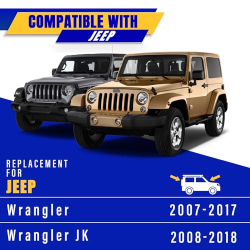3 Wipers Fits Jeep Wrangler 2007 (15"/15"/13")
