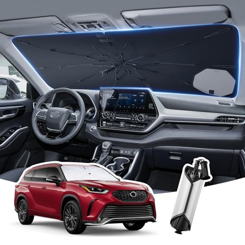 2026 Upgrade] Windshield Sun Shade for Most Sedans (Medium(57" x 32"))