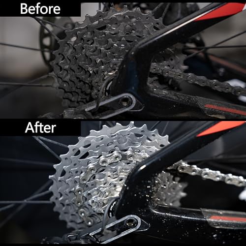 Bike Lube and Cleaner Set with 500ml Chain Cleaner (Wet Lube)