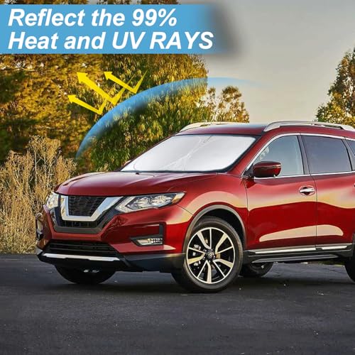 Windshield Sunshade for Nissan Rogue 3rd Gen 2021 (for Rogue 3rd Gen 2021-2025)