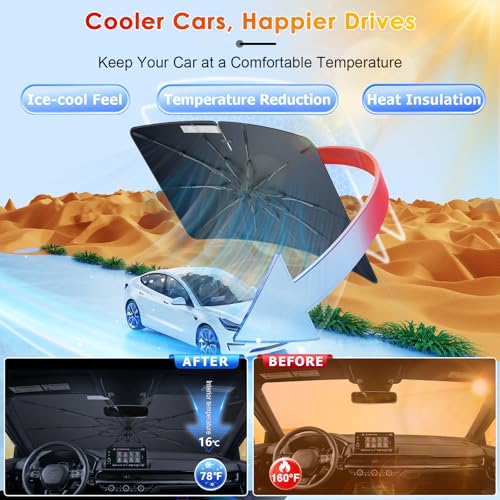 Umbrella Sunshade for Car Windshield 2023 (for 2023-2026 CR-V)