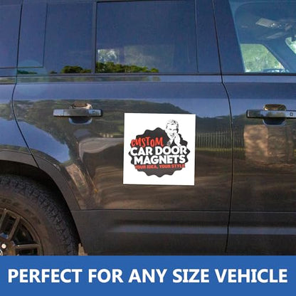 Custom Car Magnet Signs for Advertising and Promotion (12" Square)