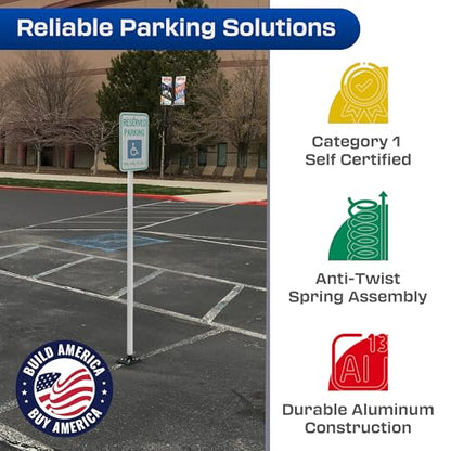 Impact Recovery (White No Cover / 102" Van Accessible Handicap Parking)