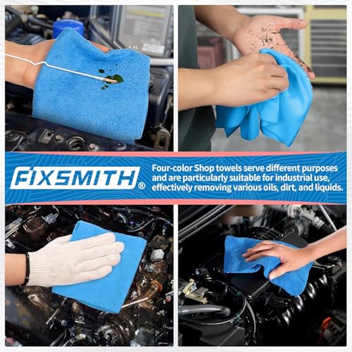 Microfiber Cleaning Cloth (24PK / Blue)