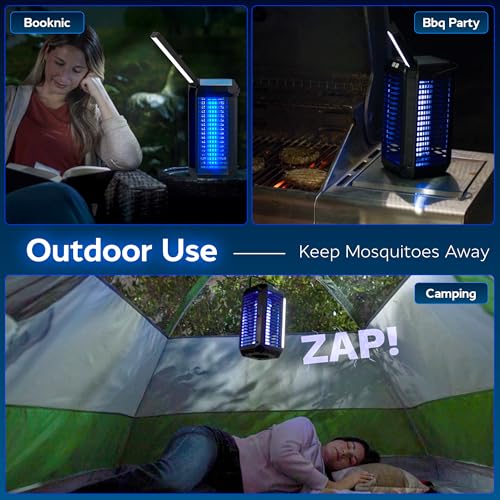 Rogue 2 in 1 Solar Bug Zapper Outdoor and Bug Zapper Indoor Plug in for Mosquito
