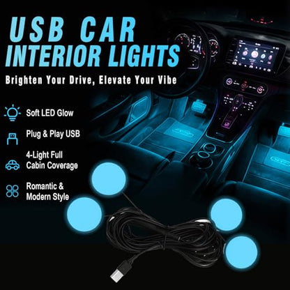 Car Interior LED Lights (Ice Blue)
