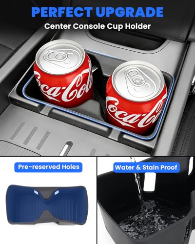 3PCS Center Console Organizer for 2024 2025 2026 Hyundai Santa Fe Accessories (2024-2026 Hyundai Santa Fe)