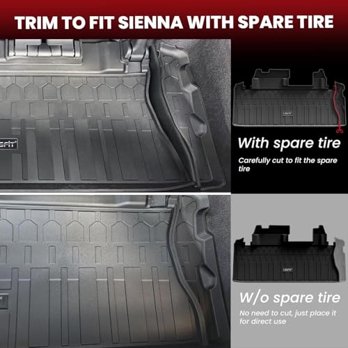 Floor Mat for Toyota Sienna 7 Seats 2021