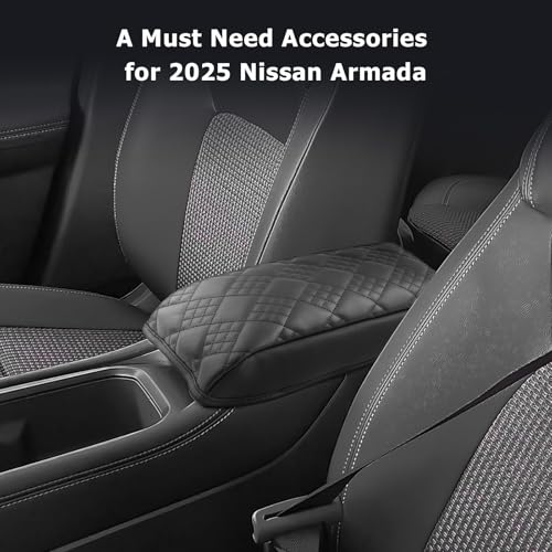 2025 2026 Kicks Center Console Cover Compatible with 2025 2026 Nissan Kicks Accessories 2025 2026 Kicks S (2025 2026 Kicks Thick Black)