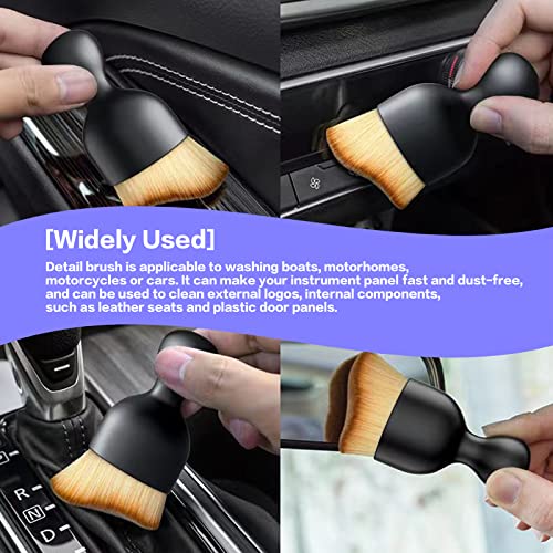 Car Interior Detailing Brush (Brown)