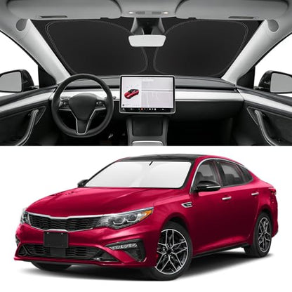 Custom Fit Windshield Sun Shade for Kia Optima 2016 (for 2016-2020 Kia Optima)