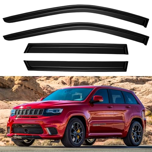 Window Visors Rain Guards for 2011 (2011-2021 Jeep Grand Cherokee)