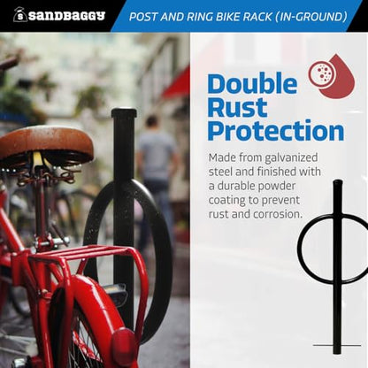 Post and Ring Rack (Black)