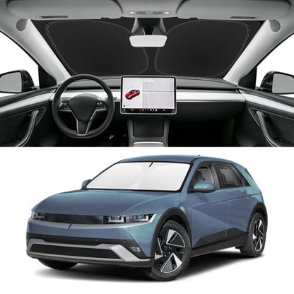 Custom Fit Windshield Sun Shade for Hyundai Ioniq 5 2022 (for 2022-2026 Hyundai Ioniq 5)