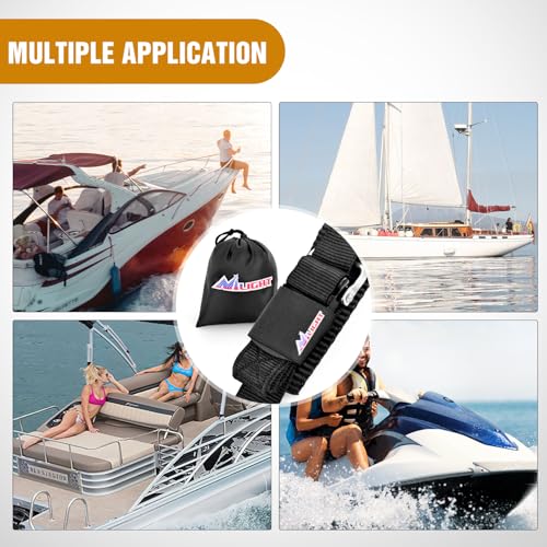Tie Down Kits 2 PCS 2" x 48" Adjustable Boat Trailer Straps (2in x 48in Boat Trailer Straps)