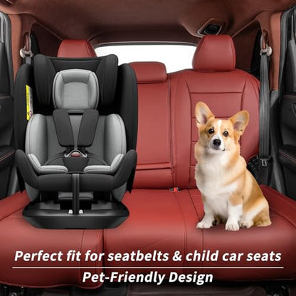 CRV Car Seat Covers Custom Fit for Honda 2017 (Leatherette(Wine Red) / 2017-2022 CRV LX,EX,SE,EX-L,Touring,Hybrid)
