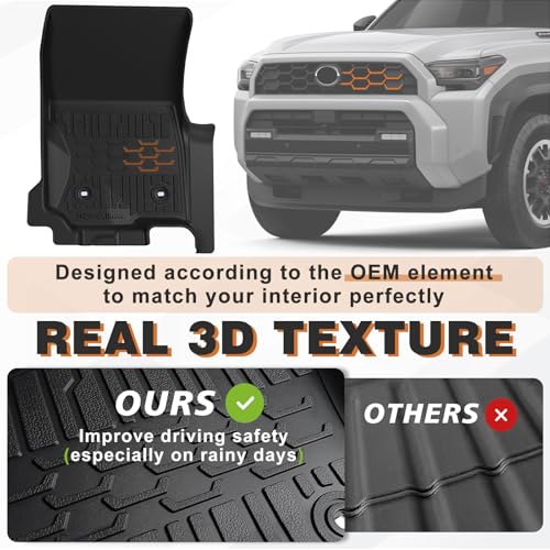 Floor Mats for 2025 2026 Toyota 4Runner 5 (4Runner | 5-Seat | 2025+)