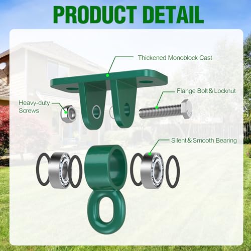 Swing Hangers with Bearing (Green / 2 Pack)