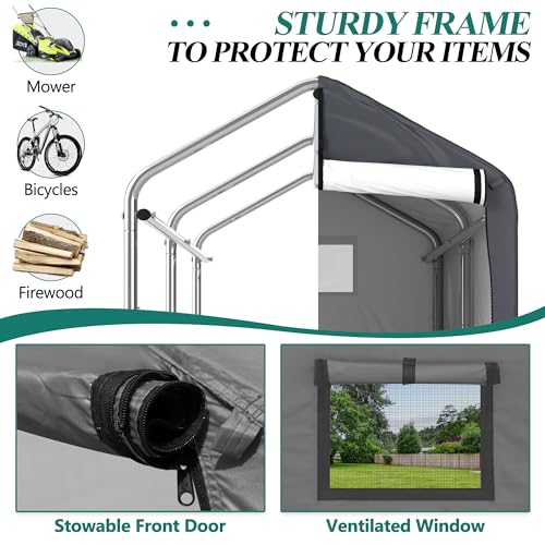6 x 3ft Outdoor Cycle Storage Shelter (6' x 3')