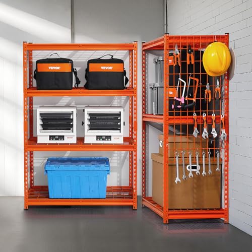 Storage Shelves (Orange / 20" D x 40" W x 60" H)