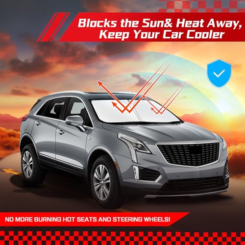 Windshield Sun Shade for Cadillac XT5 2017 (for Cadillac XT5 2017-2026)