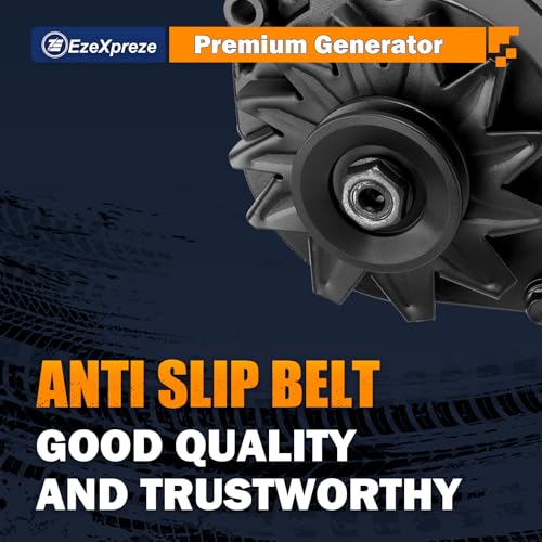 Ezexpreze 120A Upgraded 1 Wire GM Alternator New Self Exciting High Output 10SI SBC BBC for Chevy ADR0335 334 (7127-SE-B)