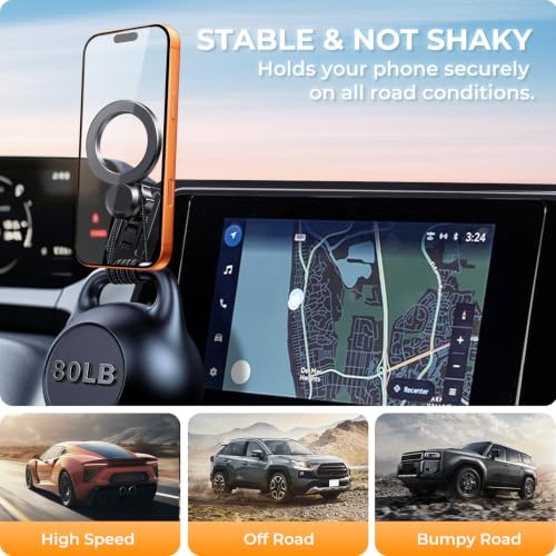 Car Phone Holder for Toyota Prius 2023 (Fit for 2023-2026 Prius, 8-Inch)