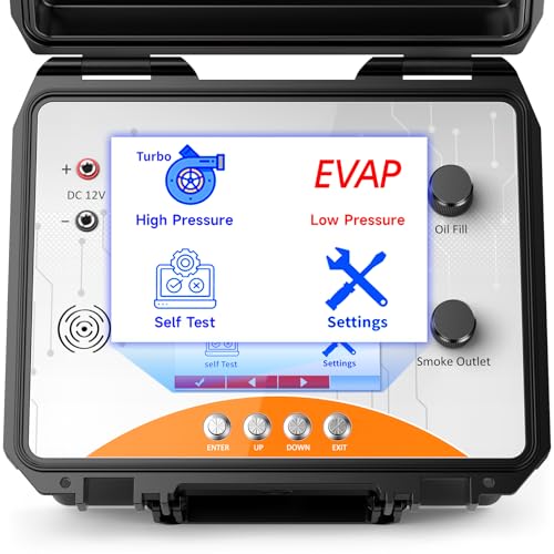 L8000 EVAP&Turbo High Pressure Automotive Smoke Machine Leak Detector (Dual-Pressure LCD)